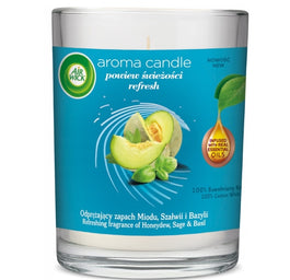 Air Wick Aroma Candle Refresh świeca zapachowa Powiew Świeżości 220g