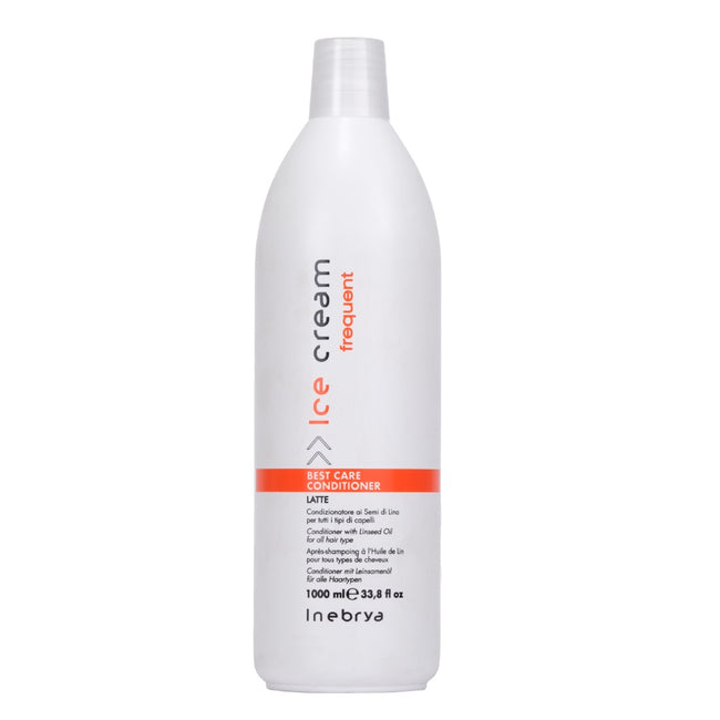 Inebrya Ice Cream Frequent Best Care Conditioner odżywka do wszystkich rodzajów włosów 1000ml