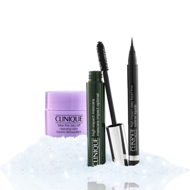 Clinique High Impact Favorites zestaw do makijażu i demakijażu oczu