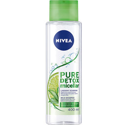 Nivea Pure Detox Micellar łagodny szampon micelarny do zmęczonych włosów i skóry głowy 400ml