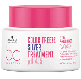 Schwarzkopf Professional BC Bonacure Color Freeze Silver Treatment intensywnie odbudowująca maska do włosów farbowanych 200ml