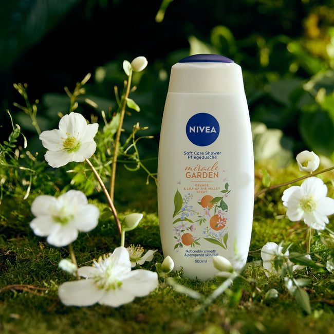 Nivea Miracle Garden żel pod prysznic Pomarańcza i Konwalia 500ml