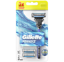Gillette Mach3 Start maszynka do golenia + wymienne ostrza 3szt.