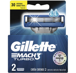 Gillette Mach3 Turbo wymienne ostrza do maszynki do golenia 2szt