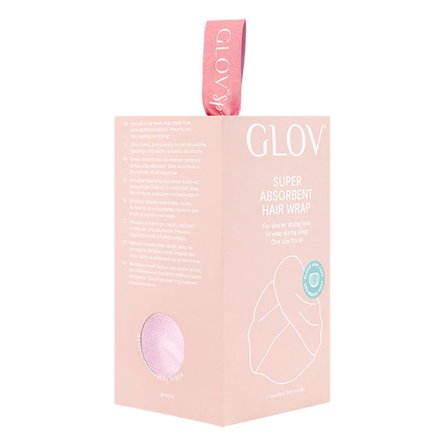 Glov Soft Hair Wrap ultralekki ręcznik do włosów Pink