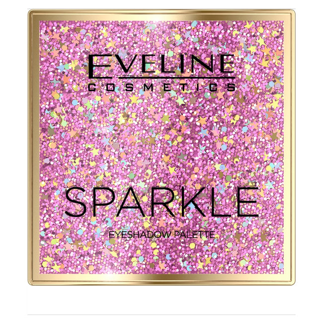 Eveline Cosmetics Sparkle Eyeshadow Palette paleta 9 cieni do powiek