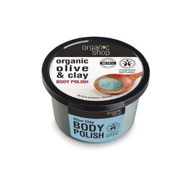 Organic Shop Olive Clay Body Polish oczyszczająca pasta do ciała Olive & Clay 250ml