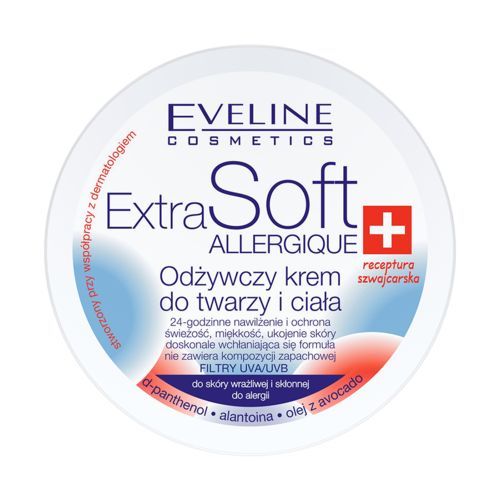 Eveline Cosmetics Extra Soft Allergique odżywczy krem do twarzy i ciała 200ml