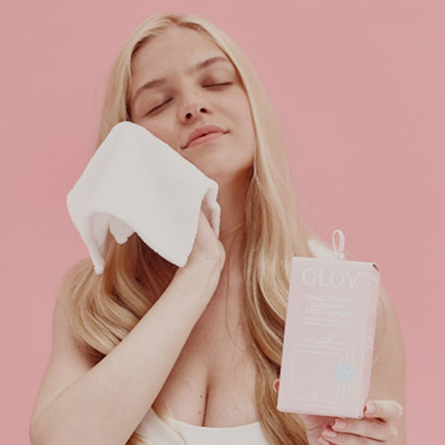 Glov Face Towel pielęgnacyjny ręcznik do twarzy White 3szt.