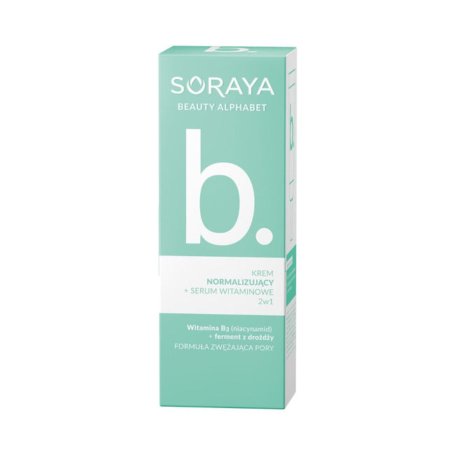 Soraya Beauty Alphabet Wit.B. krem normalizujący + serum witaminowe 2w1 30ml