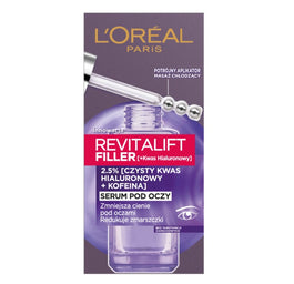 L'Oreal Paris Revitalift Filler [+Kwas Hialuronowy] serum pod oczy redukujące zmarszczki 20ml