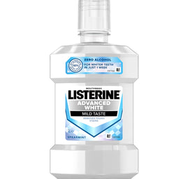 Listerine Advanced White płyn do płukania jamy ustnej Mild Taste 1000ml