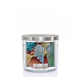 Kringle Candle Tumbler świeca zapachowa z trzema knotami Novembrrr 411g
