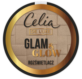 Celia De Luxe Glam&Glow rozświetlacz 106 Gold 9g