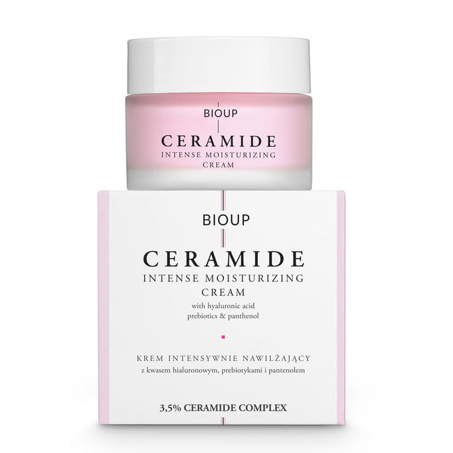 Bioup Ceramide Intense Moinsturizing Cream krem intensywnie nawilżający z ceramidami 50ml