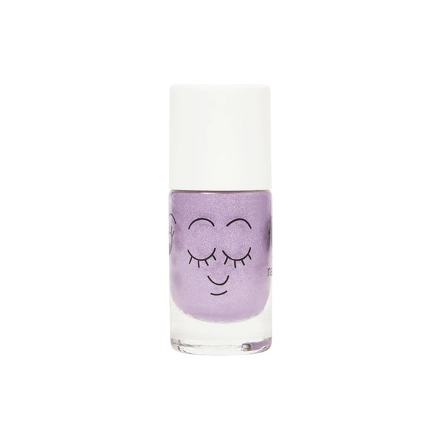 Nailmatic Kids Nail Polish Piglou lakier do paznokci dla dzieci z brokatem Liliowy  8ml