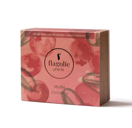 Flagolie Mydło wegańskie w kostce Żurawina 90g