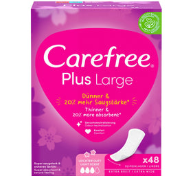 Carefree Plus Large wkładki higieniczne Light Scent 48szt.