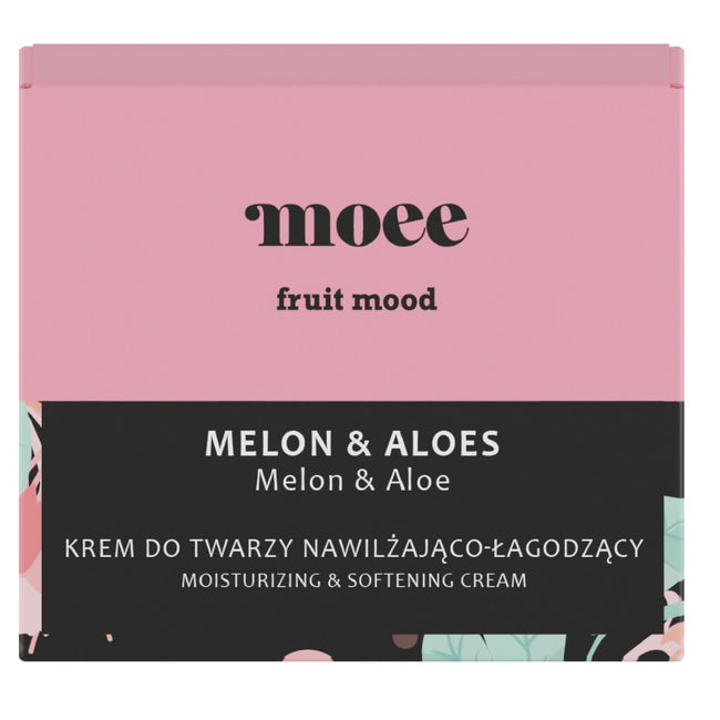 Moee Fruit Mood nawilżająco-łagodzący krem do twarzy Melon & Aloes 50ml