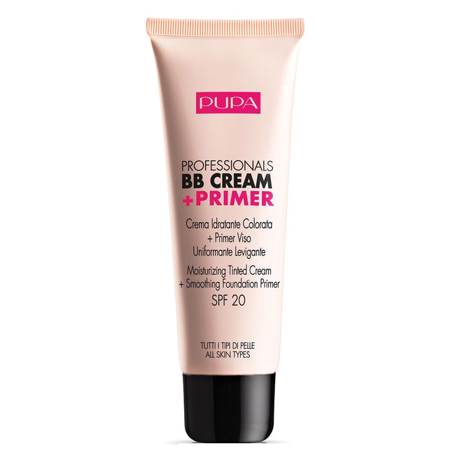 Pupa Milano Professionals BB Cream & Primer SPF20 krem BB + baza pod makijaż 002 Sand 50ml