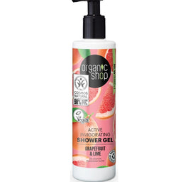 Organic Shop Active Invigorating Shower Gel orzeźwiający żel pod prysznic Grapefruit & Lime 280ml