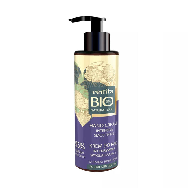 Venita Bio Natural Care Hand Cream intensywnie wygładzający krem do szorstkiej i suchej skóry rąk 100g