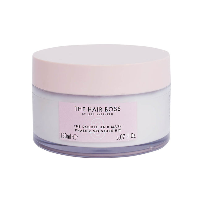 The Hair Boss The Double Hair Mask Phase 1 i 2 keratynowe maski nawilżające odbudowujące strukturę włosa 2x150ml