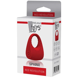 Dream Toys Red Revolution Sphinx wibrujący pierścień na penisa