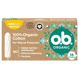O.B. Organic Normal tampony 16szt.