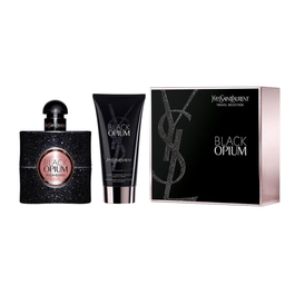 Yves Saint Laurent Black Opium Pour Femme zestaw woda perfumowana spray 50ml + balsam do ciała 50ml