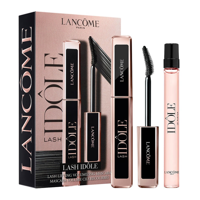 Lancome Lash Idole Mascara Gift Set zestaw tusz do rzęs 01 Glossy Black 8ml + woda perfumowana spray 10ml