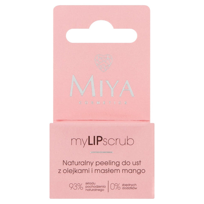 Miya Cosmetics MyLIPscrub naturalny peeling do ust z olejkami i masłem mango 10g