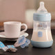 Chicco Lovely Baby Boy zestaw butelka antykolkowa Perfect 5 150ml + smoczek Physioforma Mini Soft + tasiemka do smoczka