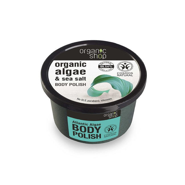 Organic Shop Refreshing Body Polish oczyszczająca pasta do ciała Algae & Sea Salt 250ml