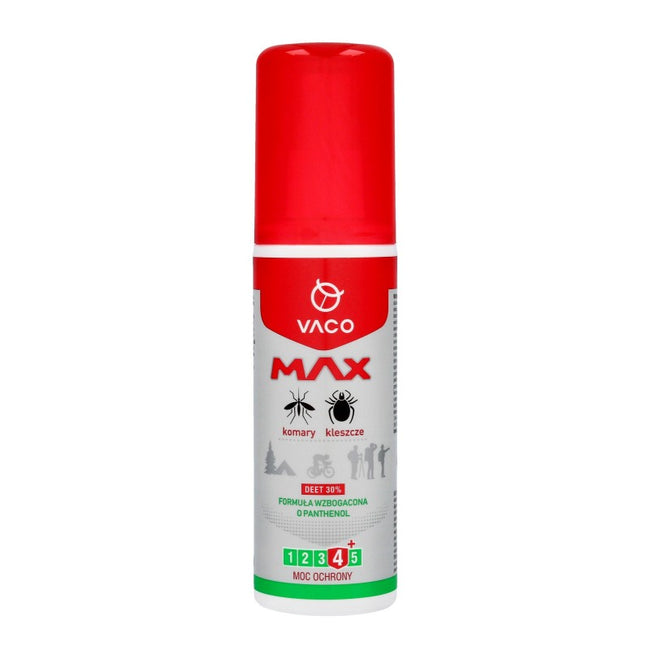 Vaco Max Deet 30% płyn na komary i kleszcze 80ml
