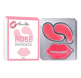 Love Skin Relaxing Pack maseczka na usta + płatki pod oczy Rose 5szt.