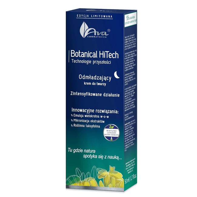 Ava Laboratorium Botanical HiTech odmładzający krem do twarzy na noc 50ml