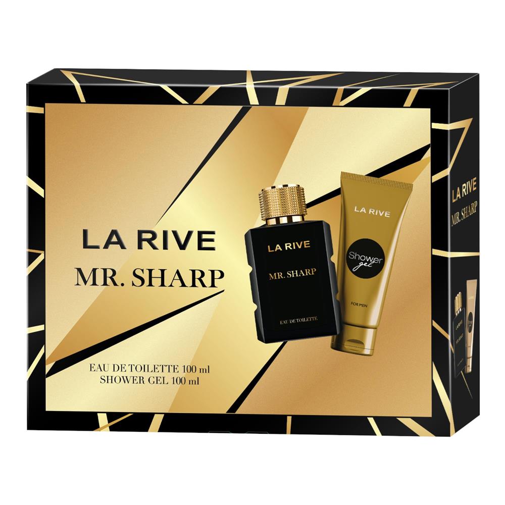 la rive mr. sharp woda toaletowa 100 ml   zestaw