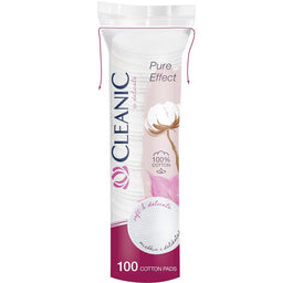 CLEANIC Pure Effect płatki kosmetyczne okrągłe 100szt.