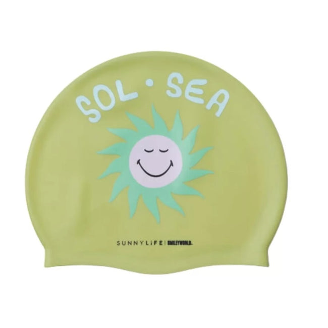 Sunnylife Smiley czepek basenowy World Sol Sea