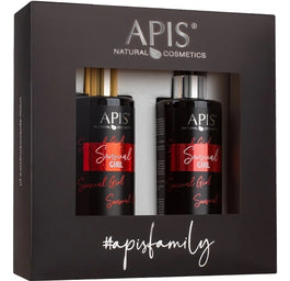 APIS Sensual Girl zestaw nawilżający balsam do ciała 300ml + zmysłowy żel do mycia ciała 300ml