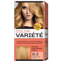Chantal Variete Color Permanent Colour Cream farba trwale koloryzująca 8.3 Złoty Blond 110g