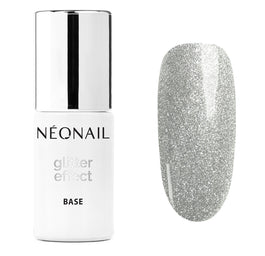 NeoNail Glitter Effect Base baza hybrydowa 9601-7 Silver Shine 7.2ml