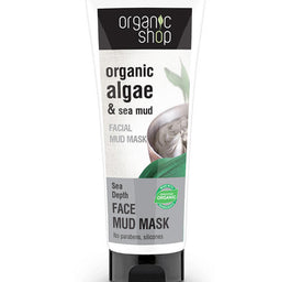 Organic Shop Organic Algae & Sea Mud Facial Mud Mask maska błotna do twarzy 75ml