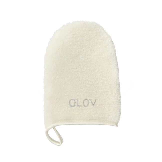 Glov Wifey zestaw On-The-Go rękawica do demakijażu + Bunny Ears opaska do włosów + Satin Sleeping Mask maska do spania + kosmetyczka
