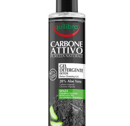 Equilibra Carbo Detox Cleansing Gel oczyszczający żel do mycia twarzy z aktywnym węglem 200ml
