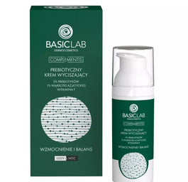 BasicLab Complementis prebiotyczny krem wyciszający z 5% prebiotyków 1% wąkrotki azjatyckiej i witaminą F Wzmocnienie i Balans 50ml