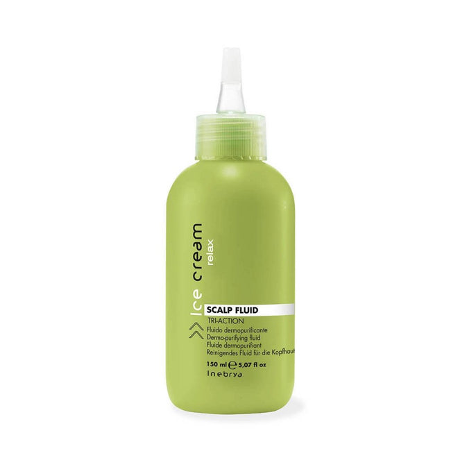 Inebrya Ice Cream Relax Scalp Fluid oczyszczający peeling do wrażliwej skóry głowy 150ml