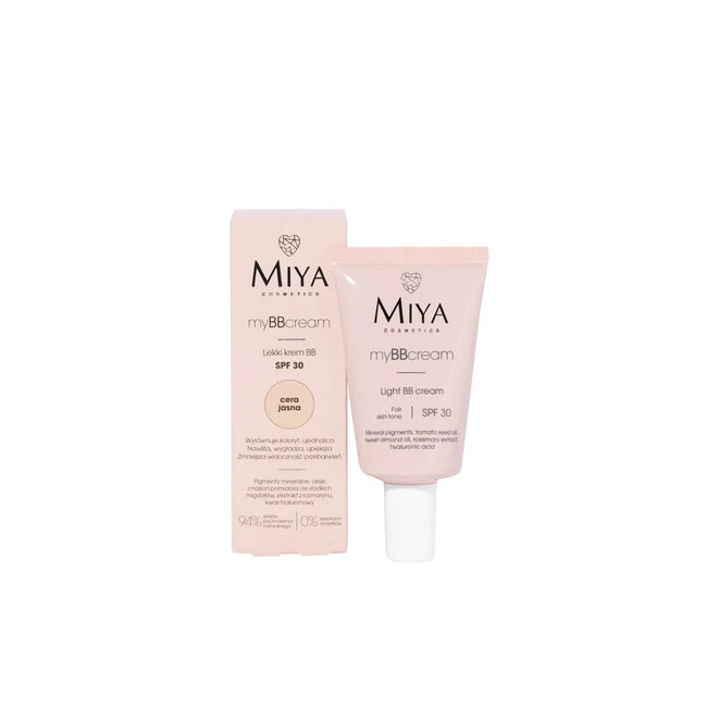 Miya Cosmetics My BB Cream SPF30 lekki krem koloryzujący do cery jasnej 40ml