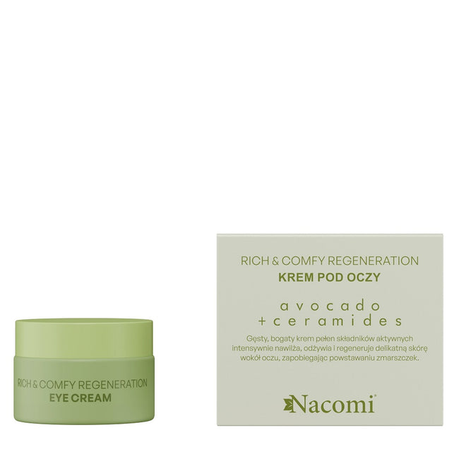 Nacomi Rich & Comfy Regeneration krem pod oczy Avocado 15ml